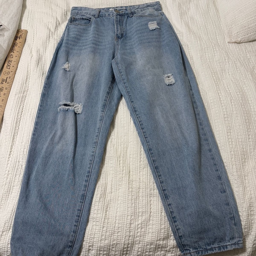 YMI Dream Distressed Jeans Womens 7/28 Denim Casual Classic Trendy Pre-owned